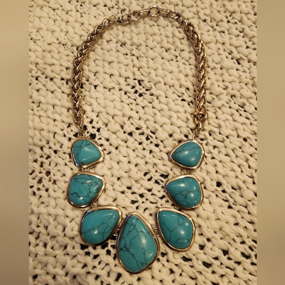 Banana Republic Turquoise Statement Necklace